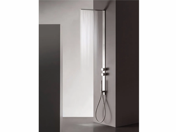 MILANOSLIM - Wall-mounted stainless steel shower panel by Fantini Rubinetti - view 3